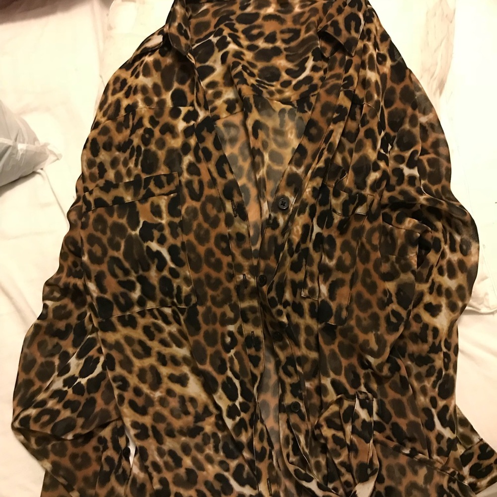 Cheetah  blouse